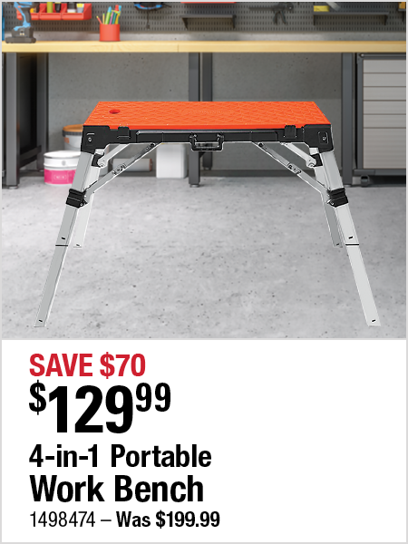 4-in-1 Portable Work Bench